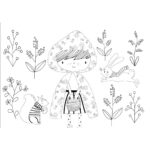 ΜΠΛΟΚ ΖΩΓΡΑΦΙΚΗΣ MUST BEST FRIENDS FOREVER - HELLO RAIN 23X33 40 ΦΥΛΛΑ ΜΕ ΑΥΤΟΚΟΛΛΗΤΑ-ΣΤΕΝΣΙΛ- 2 ΣΕΛ - Image 5