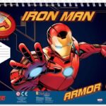 ΜΠΛΟΚ ΖΩΓΡΑΦΙΚΗΣ IRON MAN 23X33 40ΦΥΛ ΑΥΤΟΚ-ΣΤΕΝΣΙΛ- 2ΣΕΛ ΧΡ 2ΣΧ.