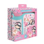 Σετ Φαγητοδοχείο 800 ml & Παγούρι 500 ml Must Young Lady & The Deer