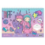 ΜΠΛΟΚ ΖΩΓΡΑΦΙΚΗΣ MUST BEST FRIENDS FOREVER - HELLO RAIN 23X33 40 ΦΥΛΛΑ ΜΕ ΑΥΤΟΚΟΛΛΗΤΑ-ΣΤΕΝΣΙΛ- 2 ΣΕΛ