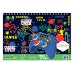 ΜΠΛΟΚ ΖΩΓΡΑΦΙΚΗΣ MUST BEST PRESS START - FOOTBALL 23X33 40 ΦΥΛΛΑ ΜΕ ΑΥΤΟΚΟΛΛΗΤΑ-ΣΤΕΝΣΙΛ- 2 ΣΕΛ. ΧΡΩΜ - Image 2