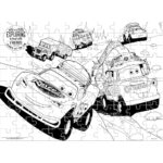 PUZZLE ΧΡΩΜΑΤΙΣΜΟΥ 2 ΟΨΕΩΝ 100ΤΕΜ 49Χ36ΕΚ CARS - Image 3