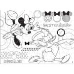 PUZZLE ΧΡΩΜΑΤΙΣΜΟΥ 2 ΟΨΕΩΝ 100ΤΕΜ 49Χ36ΕΚ MINNIE - Image 3