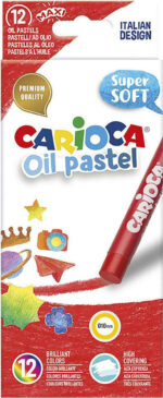 Carioca Λαδοπαστέλ Oil Pastels 12 Χρωμάτων