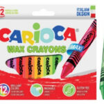 Carioca Maxi Σετ Κηρομπογιές με 12 Χρώματα