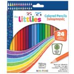 The Littlies Ξυλομπογιές Wood Free 24τμχ