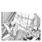 PUZZLE ΧΡΩΜΑΤΙΣΜΟΥ 2 ΟΨΕΩΝ 100ΤΕΜ 49Χ36ΕΚ SPIDERMAN - Image 3