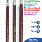 Giotto Πινέλα Στρογγυλά Νο 3-4-5 3τμχ