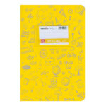 Doodle Τετράδιο Κίτρινο Ριγέ 17x25 50φ.