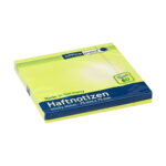 Office Point αυτοκόλλητα χαρτάκια 75x75mm 80φύλλα κίτρινα neon