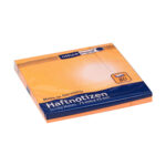 Office Point αυτοκόλλητα χαρτάκια 75x75mm 80φύλλα πορτοκαλί neon