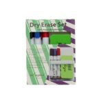 Enlegend σετ ασπροπίνακα με 3 μαρκαδόρους και 1 σπόγγο μαγνητικό