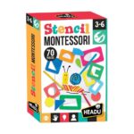 Εκπαιδευτικό παιχνίδι Headu στενσιλ Μοντεσσόρι (52293)