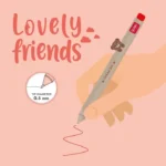 Gel pen Lovely friends LEGAMI Teddy Bear - Image 2