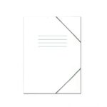 A&G Paper Φάκελος Πρεσπάν με Λάστιχο και Αυτιά για Χαρτί A4 Λευκός 25x35εκ