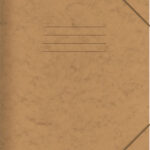 Salko Paper Φάκελος Πρεσπάν με Λάστιχο και Αυτιά για Χαρτί A4 Ταμπά 25cmΧ35cm