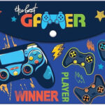 Must Φάκελος με Κουμπί για Χαρτί A4 Πολύχρωμος Play More